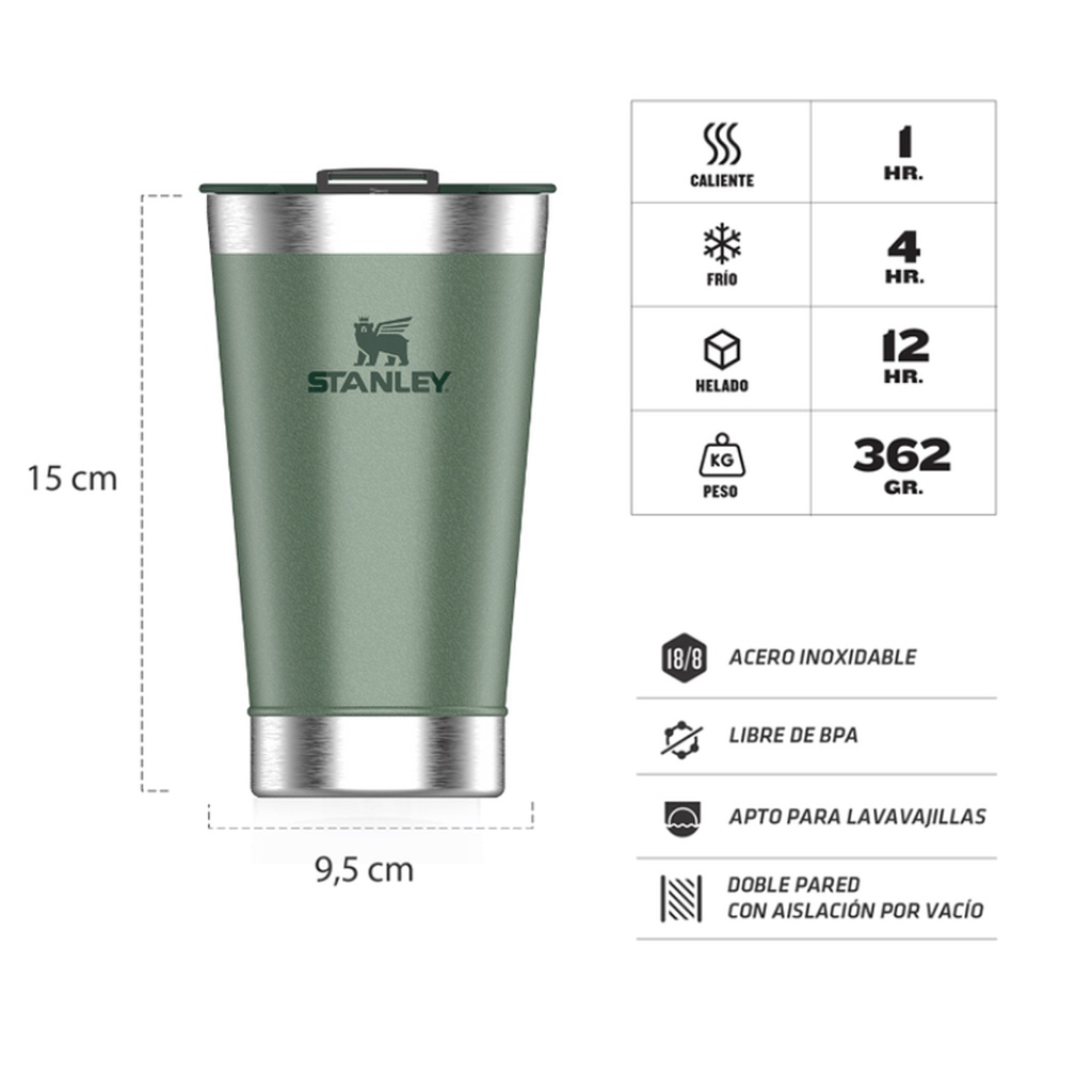 Vaso Termico Stanley Con Destapador 473ml Original