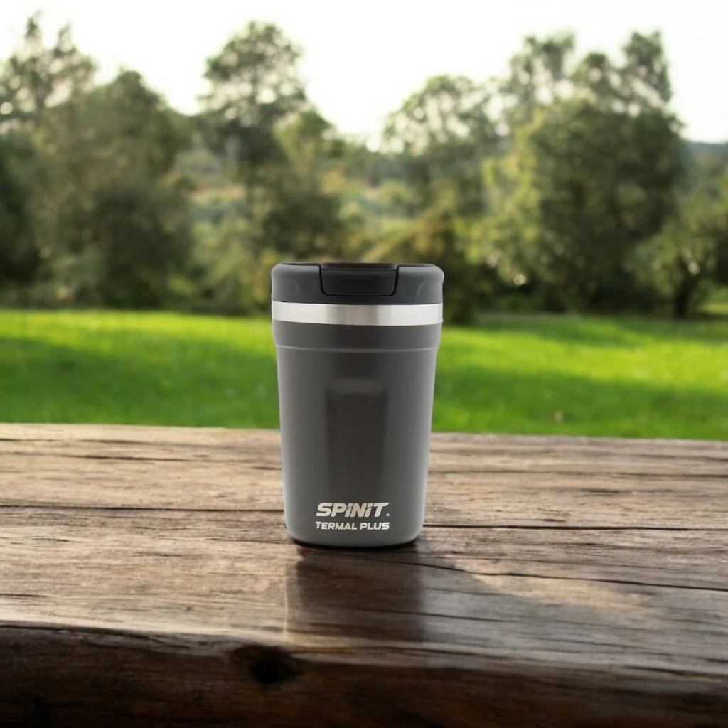 VASO SPINIT TERMAL PLUS 380ML NEGRO