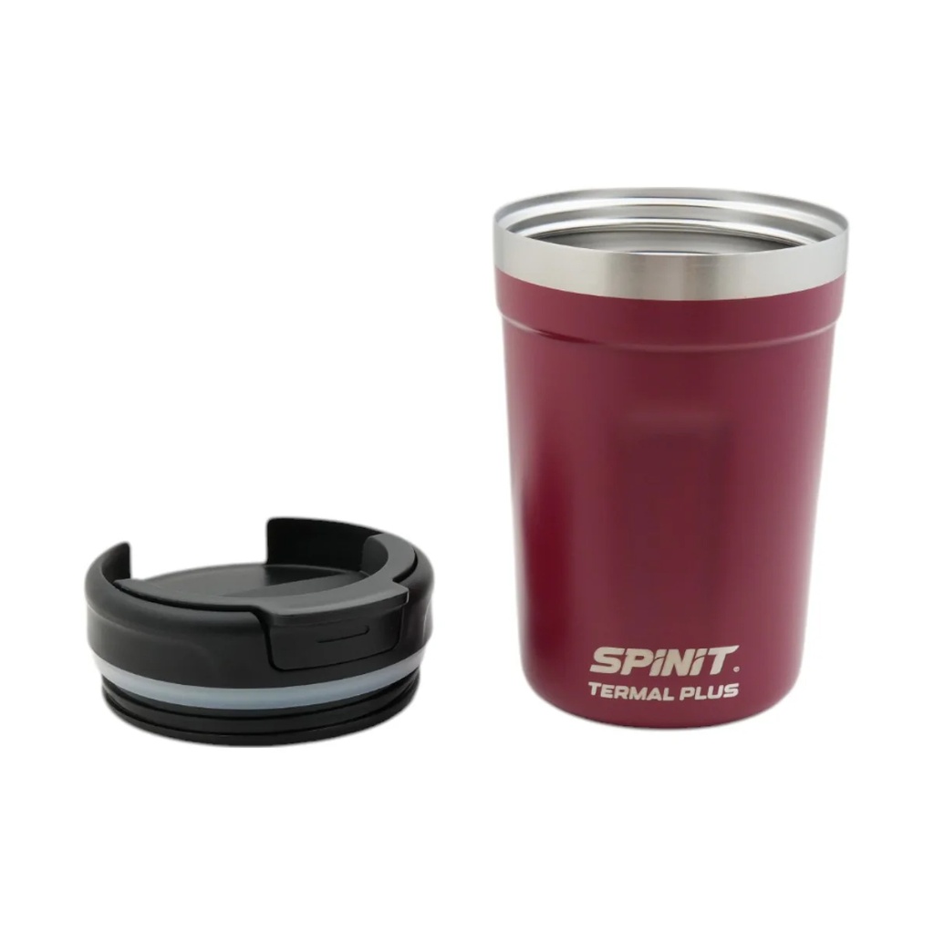VASO SPINIT TERMAL PLUS 380ML ROJO