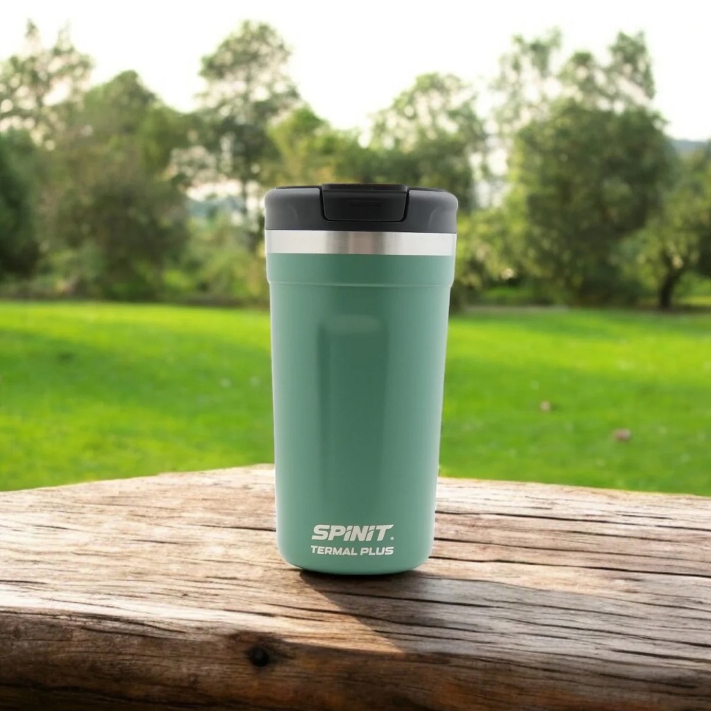 VASO SPINIT TERMAL PLUS 480ML VERDE