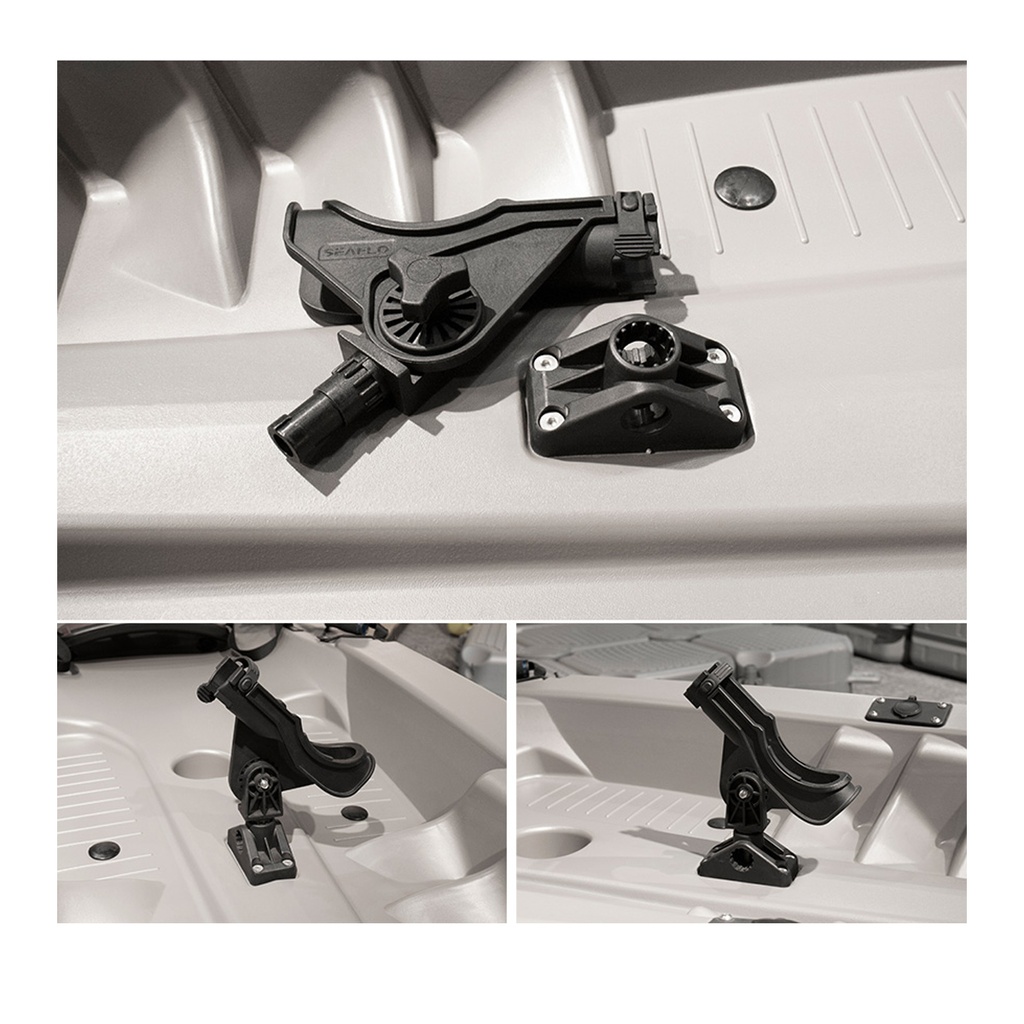 Posacaña Posa Caña Portacaña Giratorio Con Base Kayak Lancha