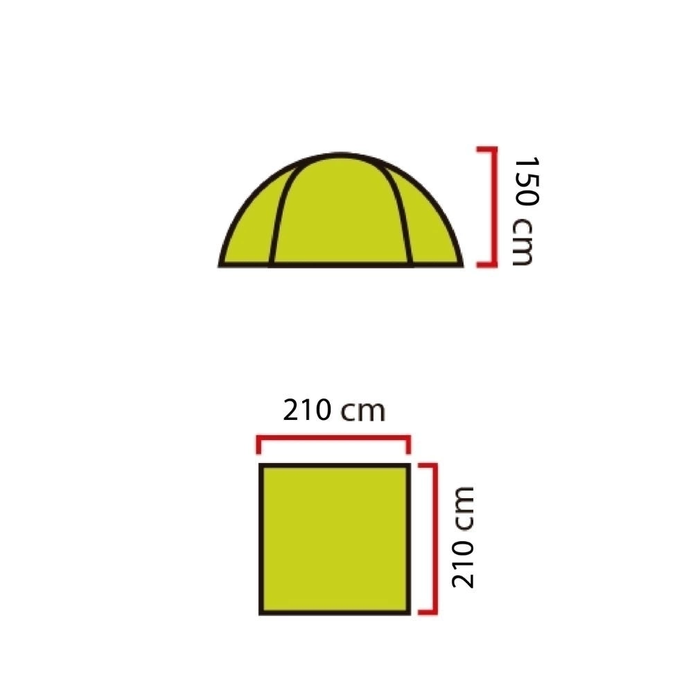 Carpa Playera Autoarmable Outdoors Beach Refuge 4 Personas