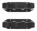 Porta Caña Para 3 Cañas Plastico Negro Horizontal (el Par)