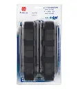 Porta Caña Para 3 Cañas Plastico Negro Horizontal (el Par)
