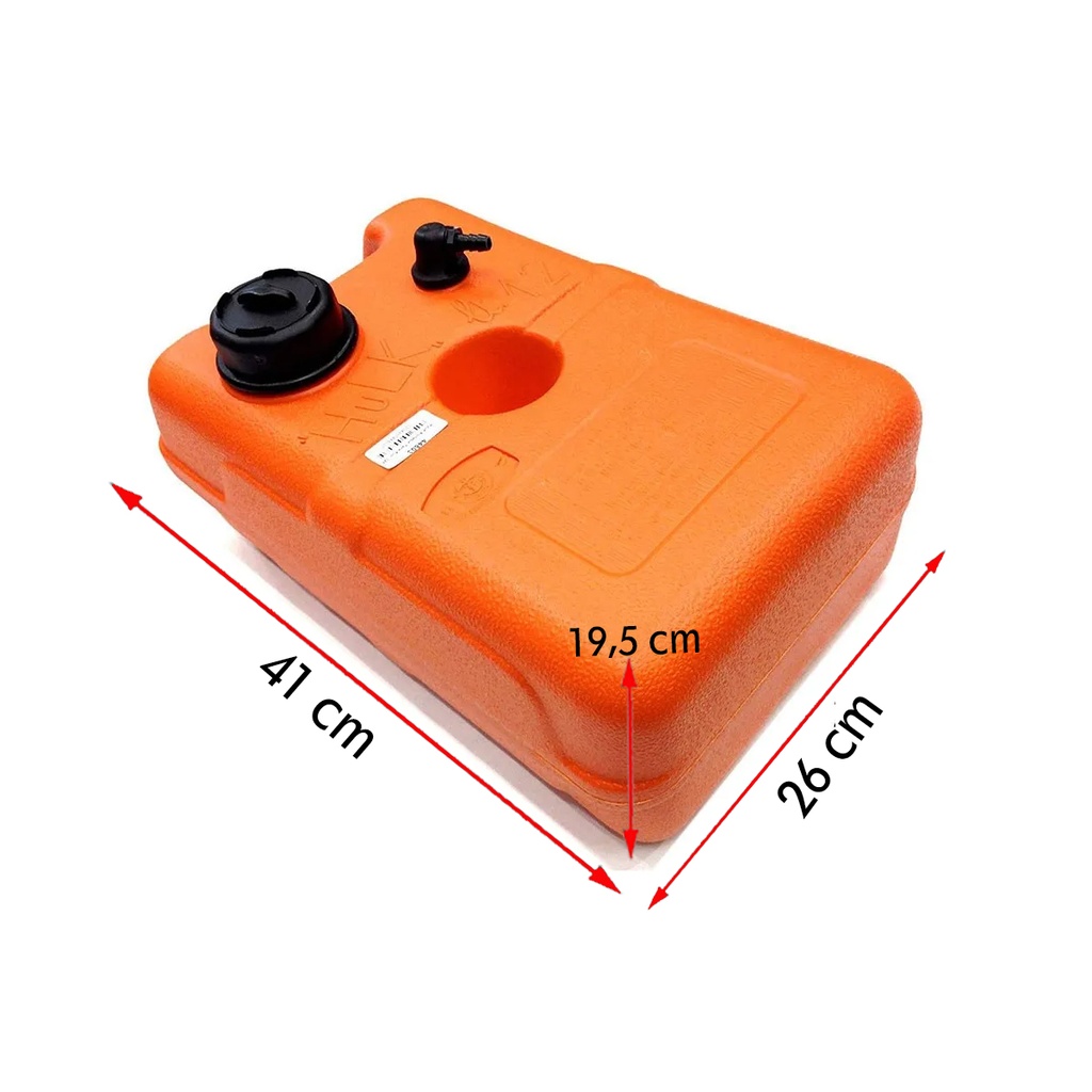 Tanque De Combustible Nafta 12 Lts Hulk Con Venteo Plastico