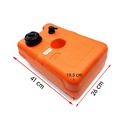 Tanque De Combustible Nafta 12 Lts Hulk Con Venteo Plastico