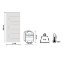 Bolsa De Dormir Colony Soft 10ºc + Aislante Aluminizado 10mm