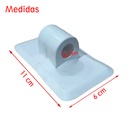 Pasa Cabo Rectángular Para Gomones Semirrígido