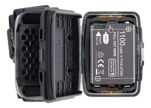 Linterna Minera Spinit HL600RD Con Sensor Recargable 