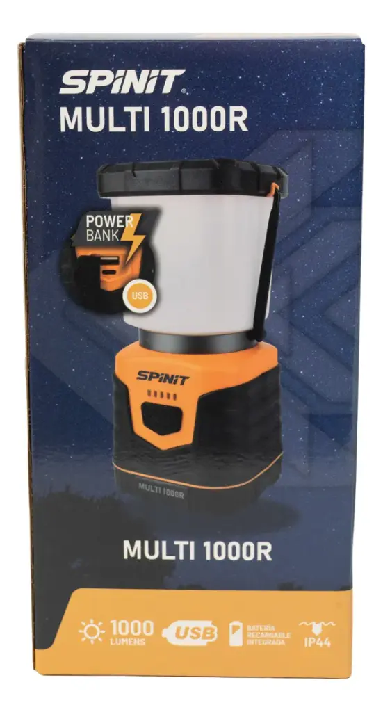 Farol Portatil Recargable Usb Power Bank Spinit Multi 1000r