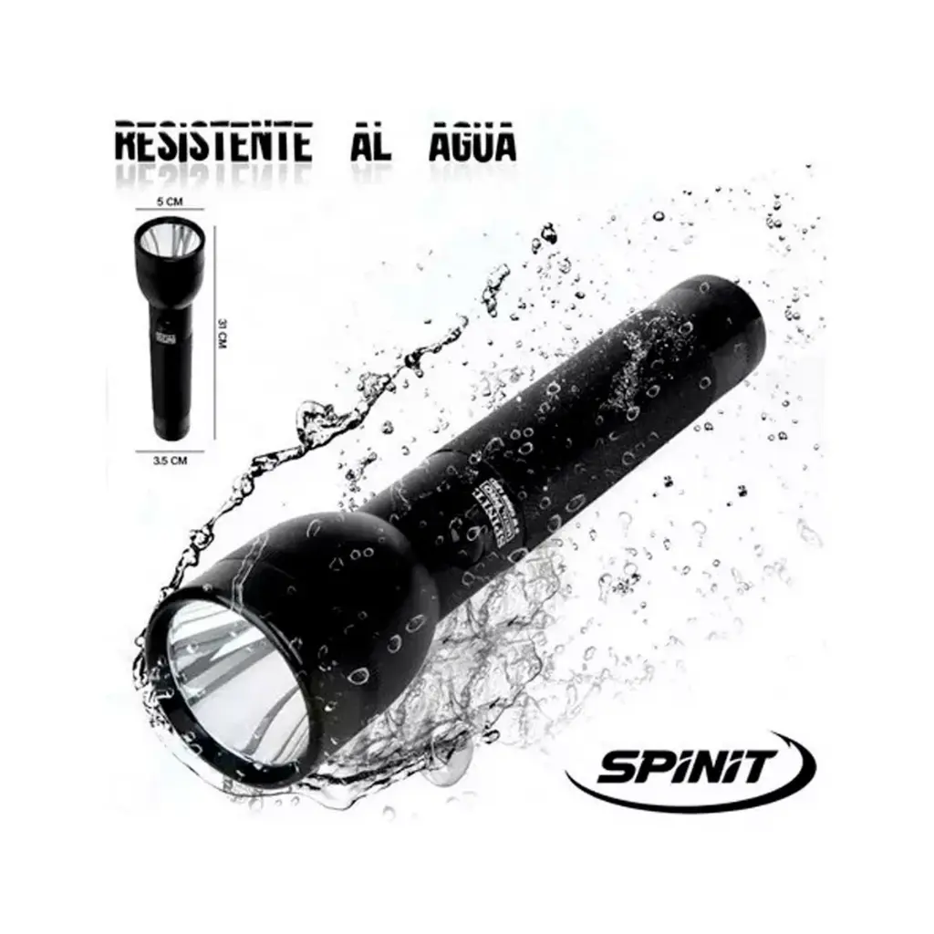 Linterna Spinit Metal Pro Led Usa Cree 3 Element 3 Watts