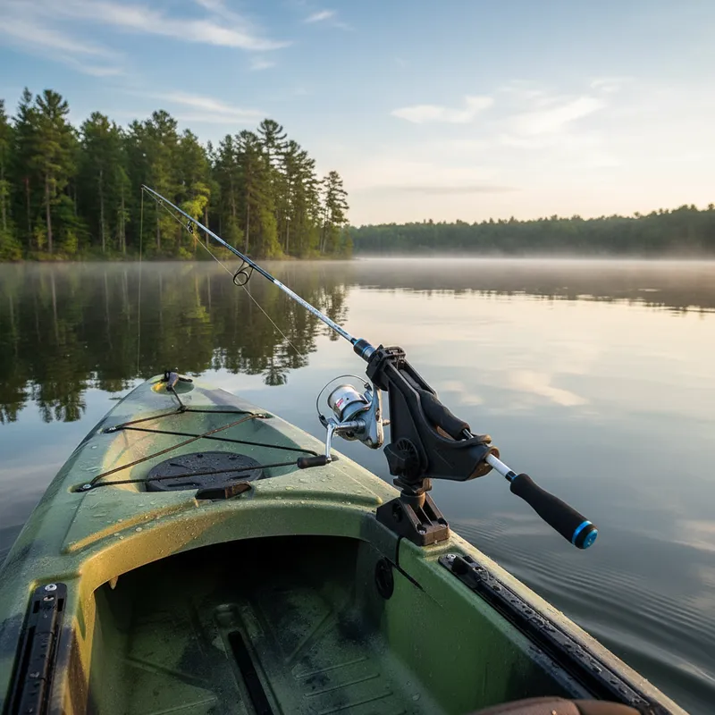 Posacaña Posa Caña Portacaña Giratorio Con Base Kayak Lancha
