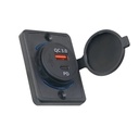 Cargador Toma Usb Para Embutir Auto Lancha Motorhome