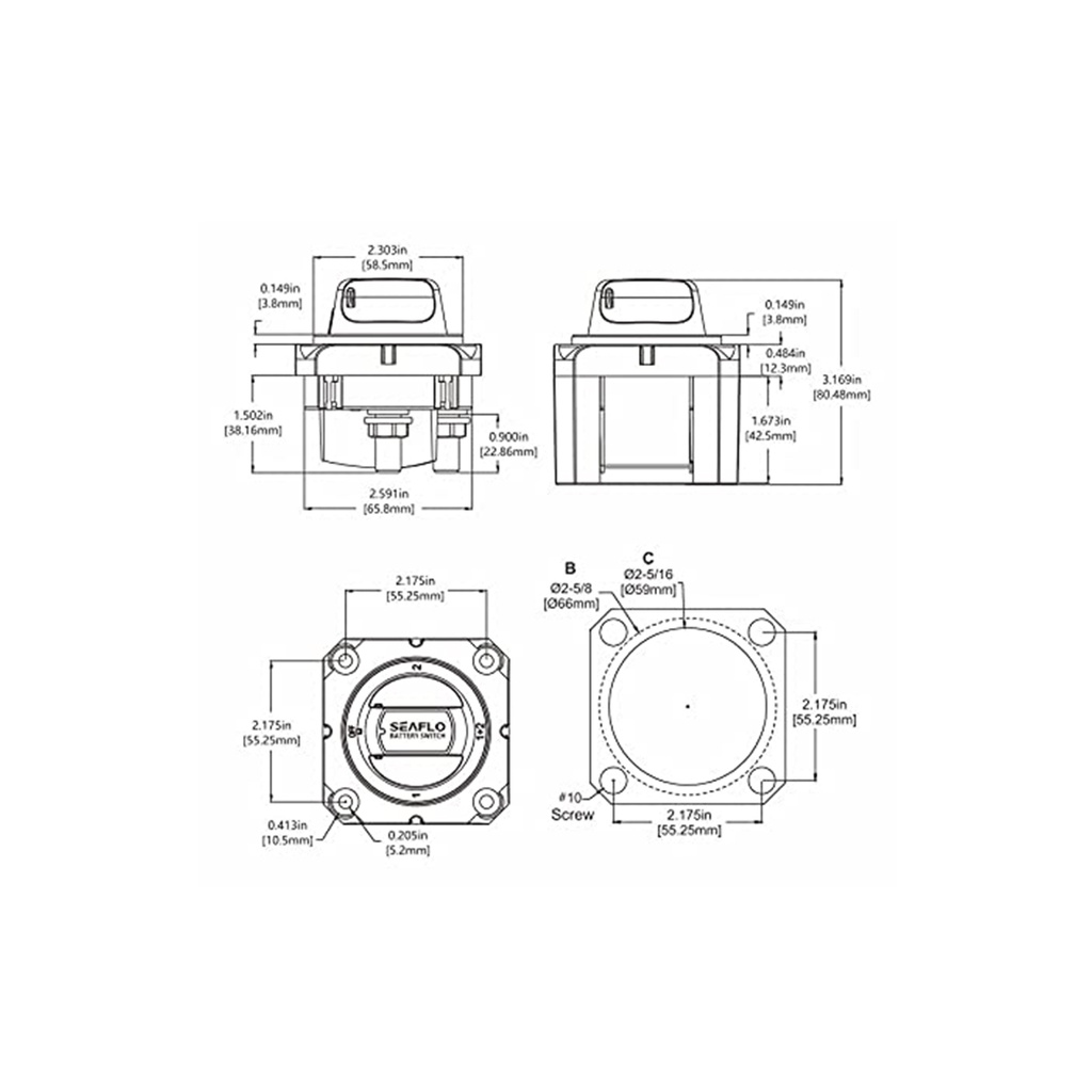 Interruptor selector de batería