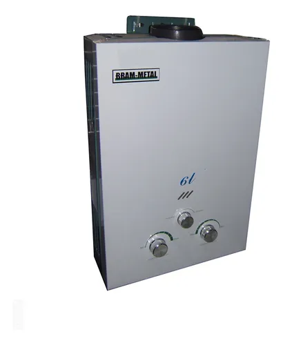 Calefon Motorhome Bram Metal 6lts Gas Envasado + Duchador De Regalo