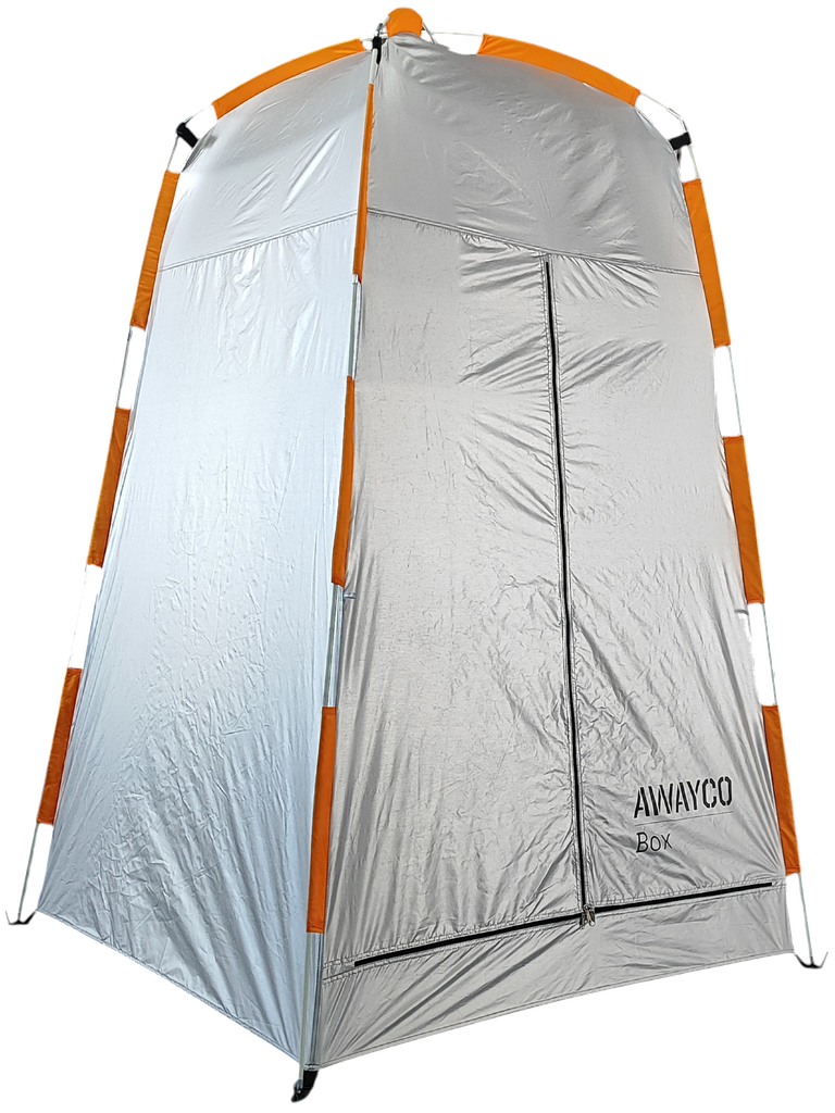 Carpa Baño Awayco Box Vestidor Cambiador Con Inodoro Químico Torque Marine 20l + Liquido Faba