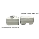 Carpa Baño Awayco Box Vestidor Cambiador Con Inodoro Químico Torque Marine 20l + Liquido Faba