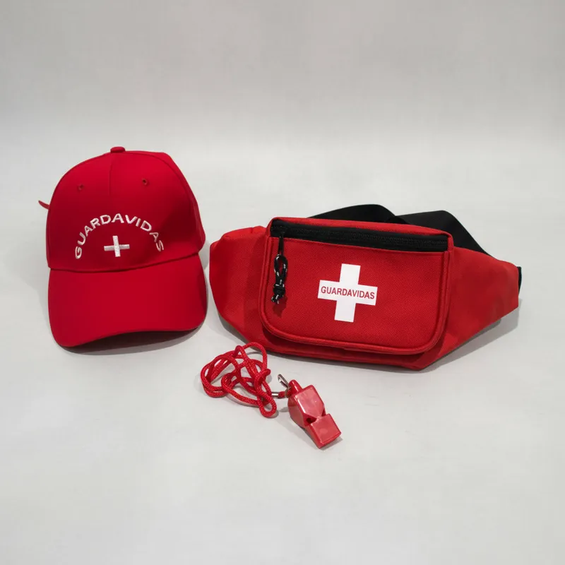 Kit Guardavidas Silbato + Gorra + Riñonera Regalo Torque Marine 