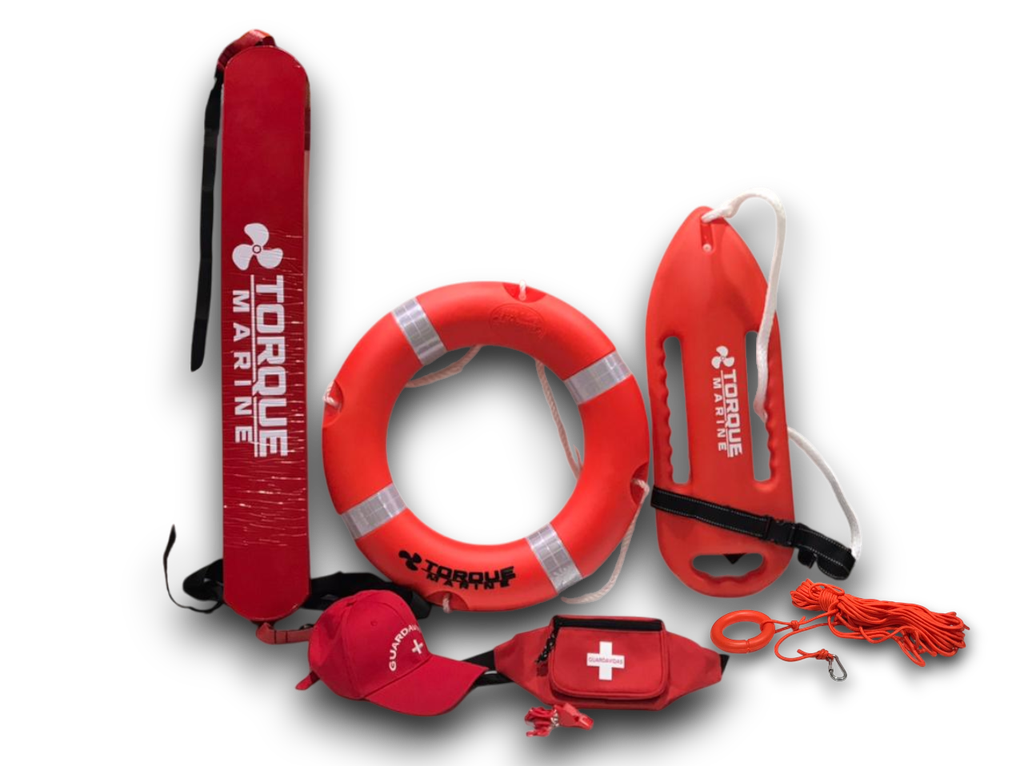 Kit Guardavidas Salvavidas Profesional Completo Torque Marine