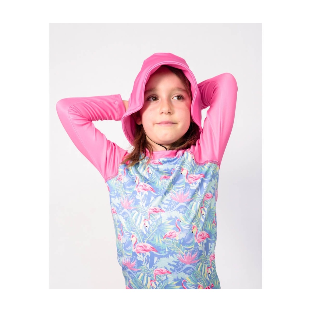 Gorro UV Niño Rosa Talle 1