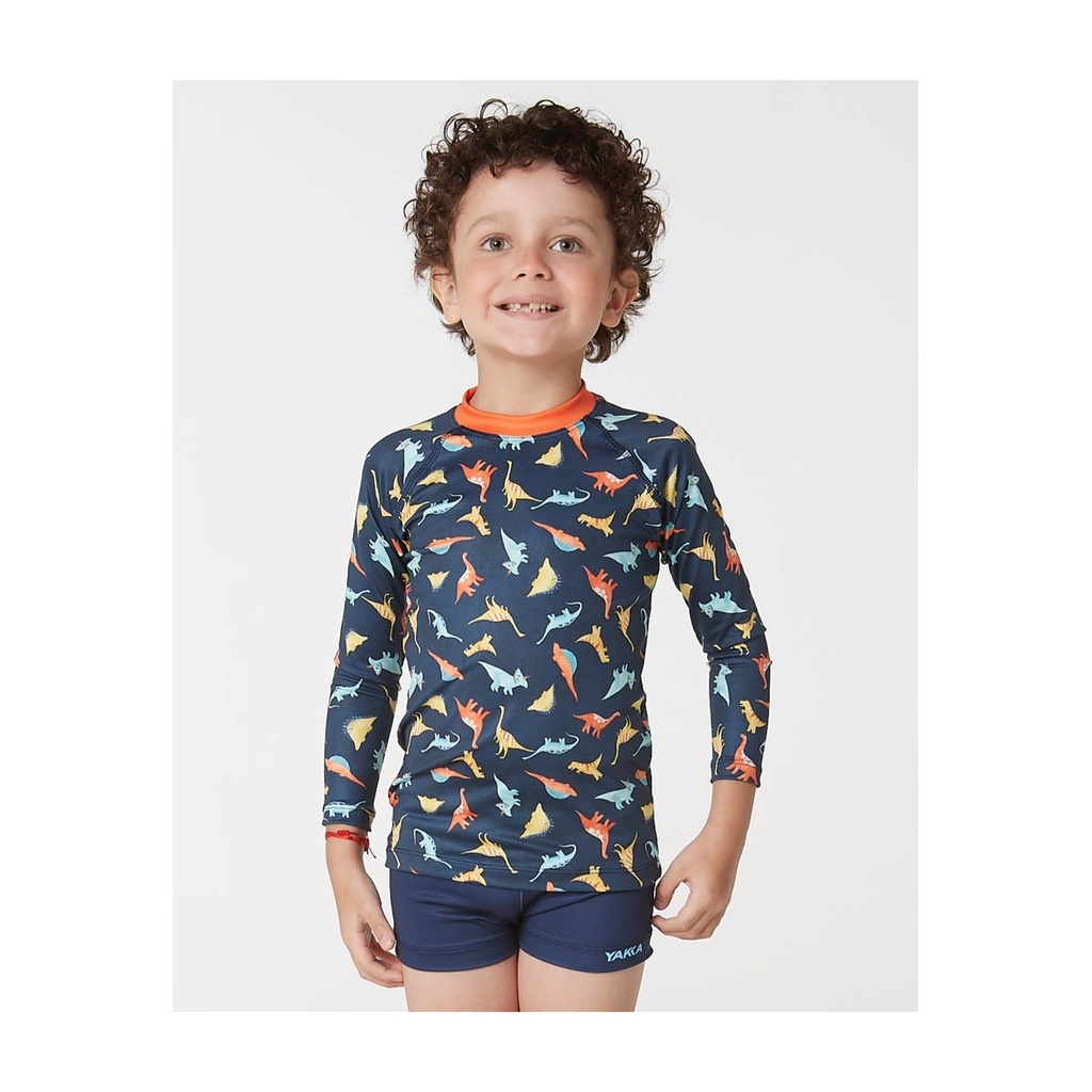 Remera UV niño Dinosaurio Talle 6