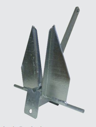 Ancla Tipo Danforth 2 Kg Galvanizado En Caliente