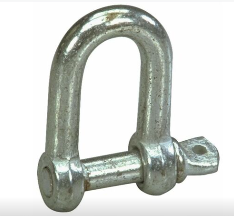 Grillete 22mm Hierro Galvanizado (7/8)