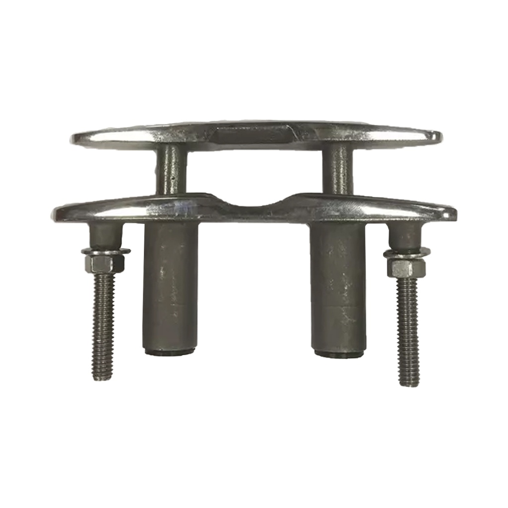 Cornamusa para embutir de 160mm Acero Inox.