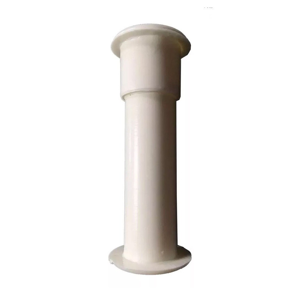 Desagote de bandeja de plastico blanco