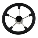 Volante Nautico Acero Inoxidable 35cm Recubierta De Goma