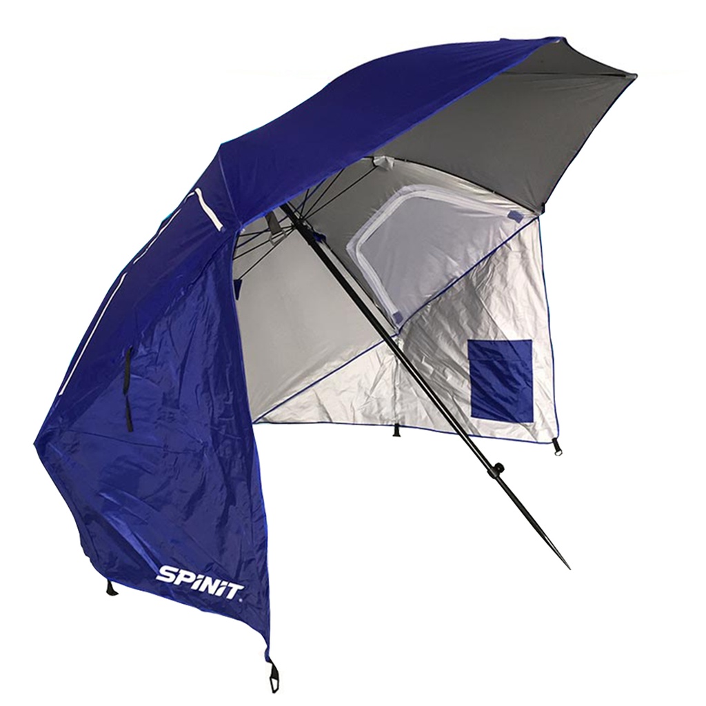 Sombrilla Rompeviento Carpa Playa 2.4m Con Descarga De Aire