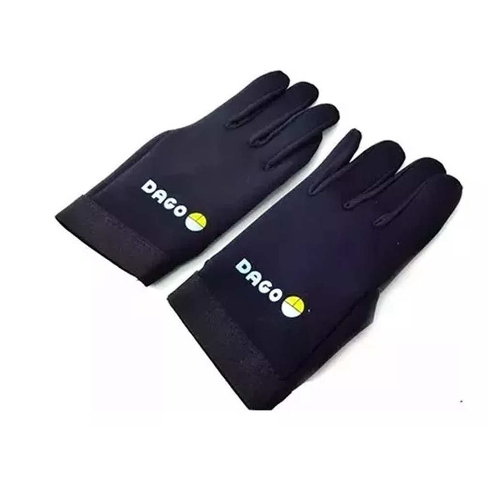 Guantes Neoprene Y Cuero 2mm Dago Mano Completa Con Velcro Talle M