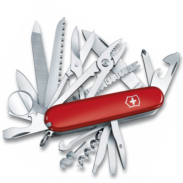 CORTAPLUMAS VICTORINOX SWISS CHAMP. ROJO 33 USOS 1.6795