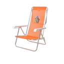 Reposera Silla 8 posiciones Naranja 3015