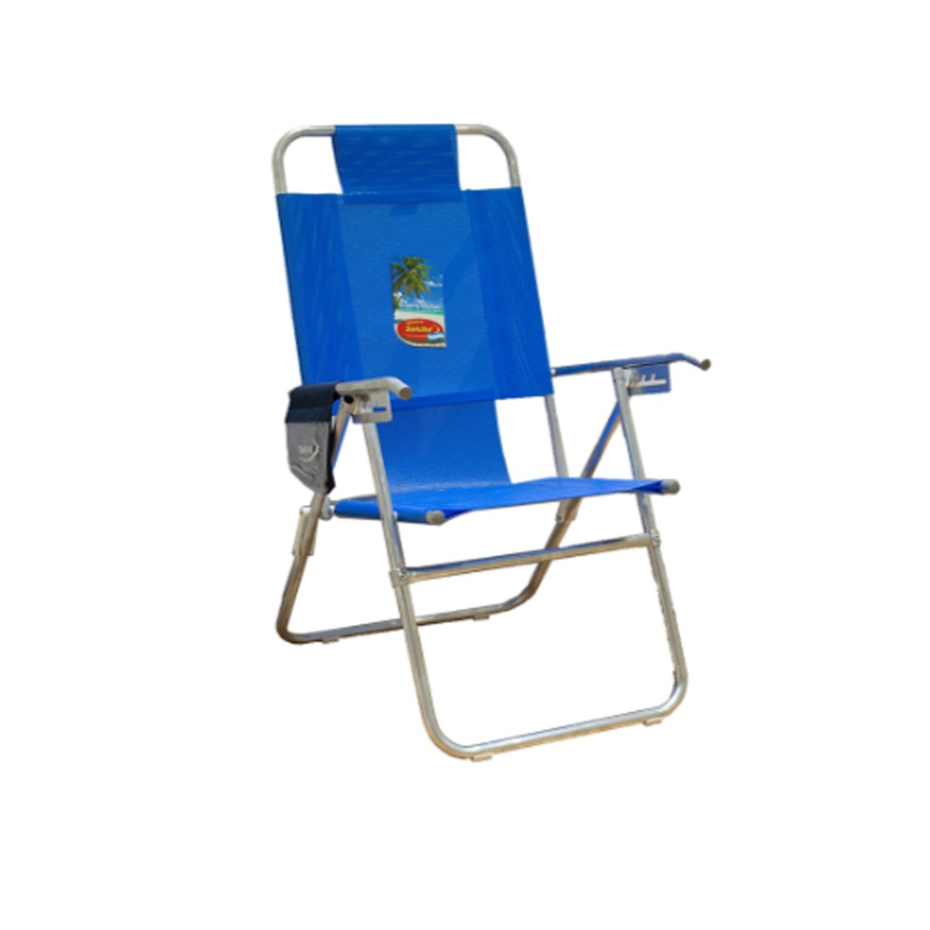 Reposera Silla Alta aluminio Caño 7/8&quot;