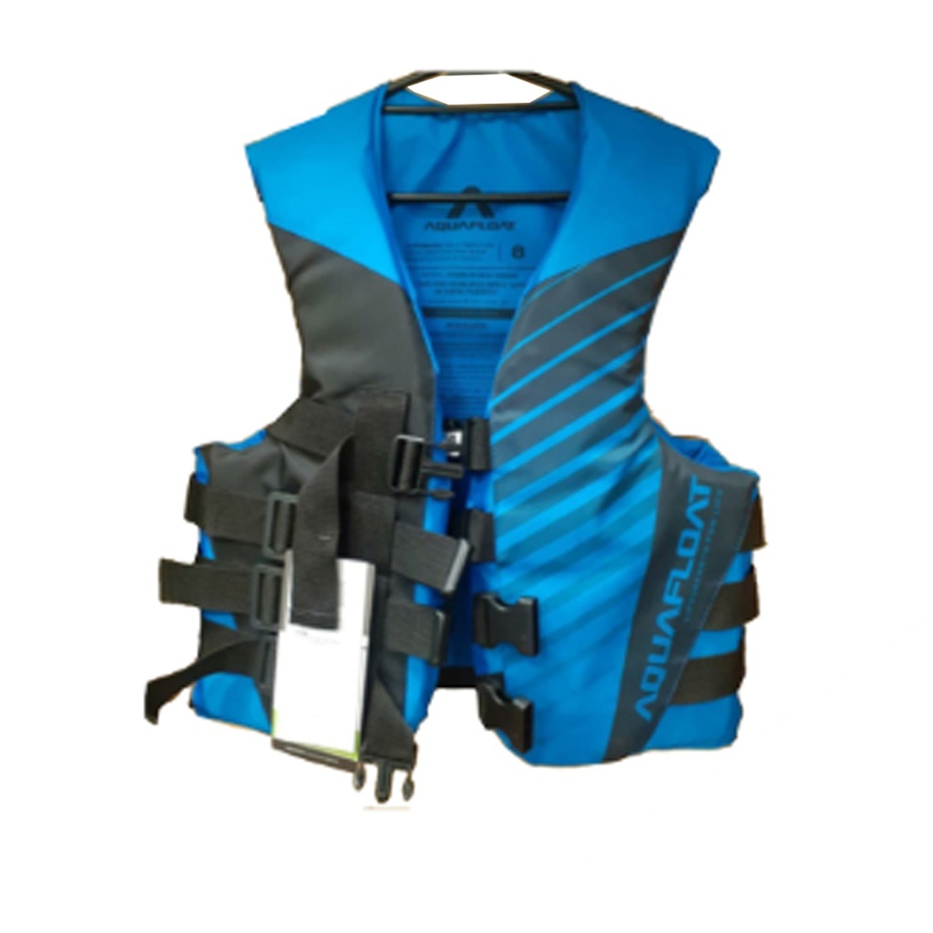 Chaleco Salvavidas Aquafloat Ski Moto De Agua 4 Cinturones Talle 08