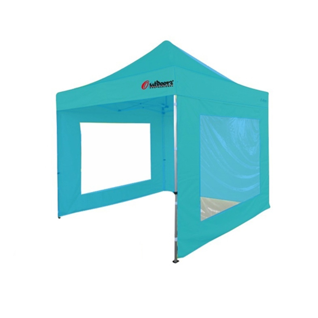 Gazebo Plegable Outdoors 3x3 Aluminio Con Techo Y 3 Paredes 