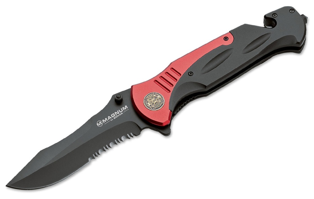 Navaja Boker Magnum Bombero Fire Chief Premium Táctica 