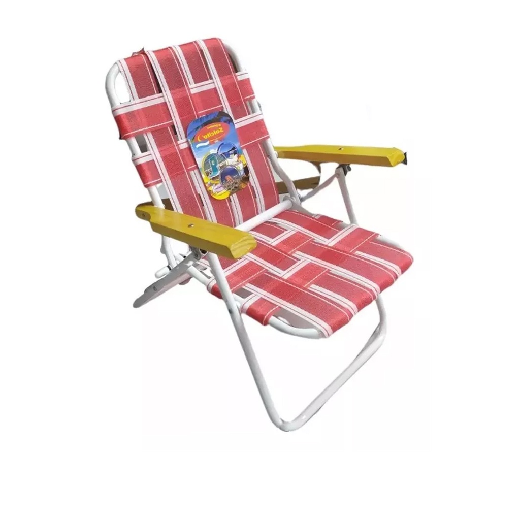 Reposera Silla Playera Infantil Reforzada Para Niños Solcito 2010