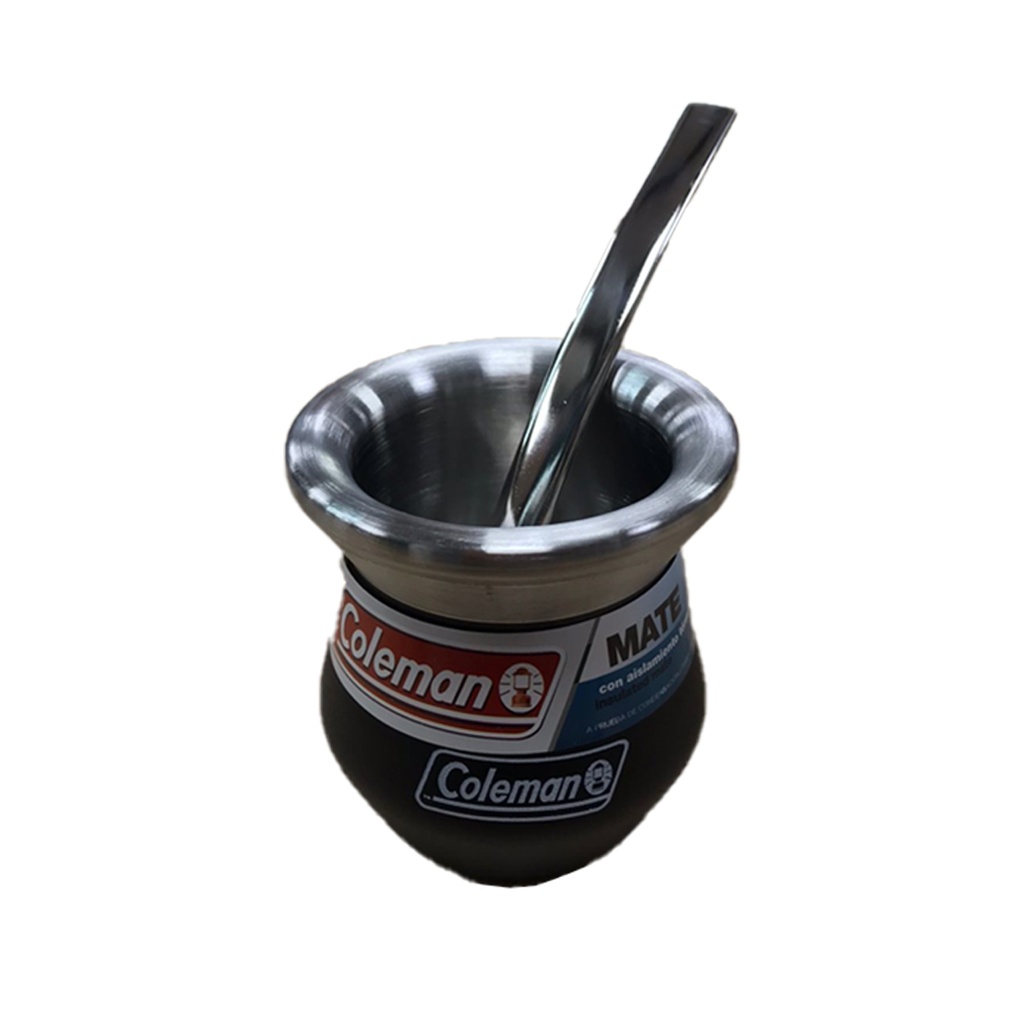 Mate Coleman Acero Inoxidable + Bombilla Acero Coleman