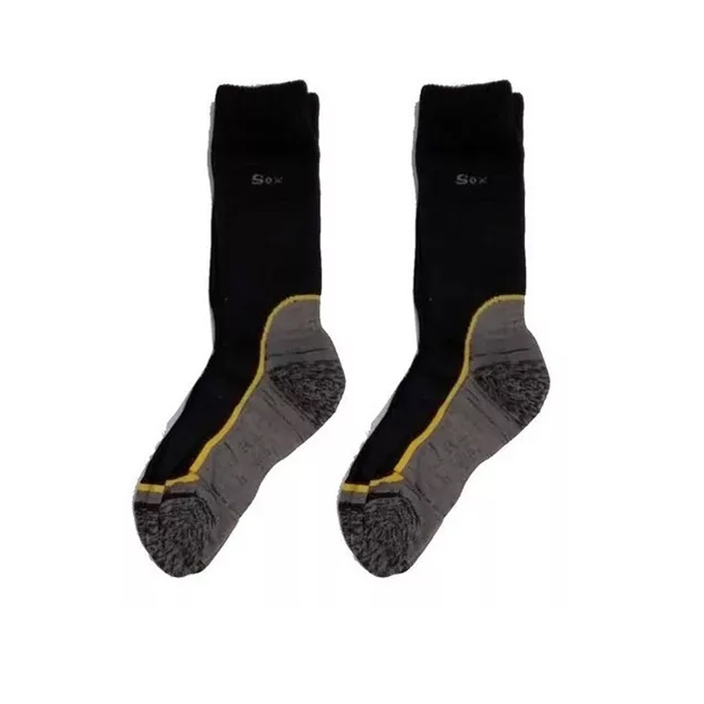 Medias Sox Extreme Talle L Negro Amarillo