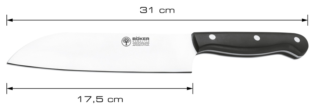 CUCHILLOGOURMET CHEF I HOJA INOX 25 cm