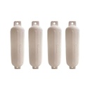 Defensa Inflable Náutica Blanca Extragrande 18x67 cm X 4