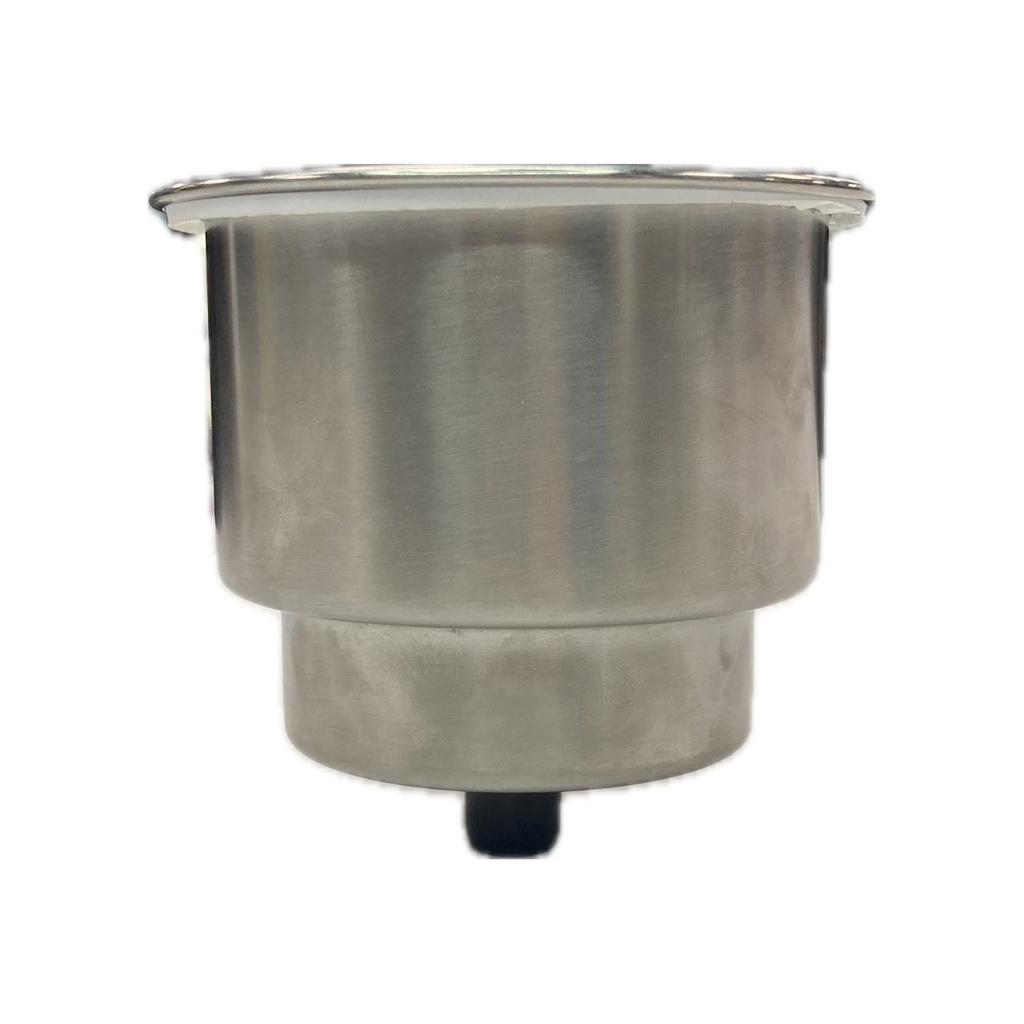 Posa Vaso Posavasos De Embutir Con Drenaje Acero Inoxidable Lancha