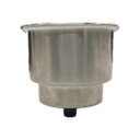 Posa Vaso Posavasos De Embutir Con Drenaje Acero Inoxidable Lancha