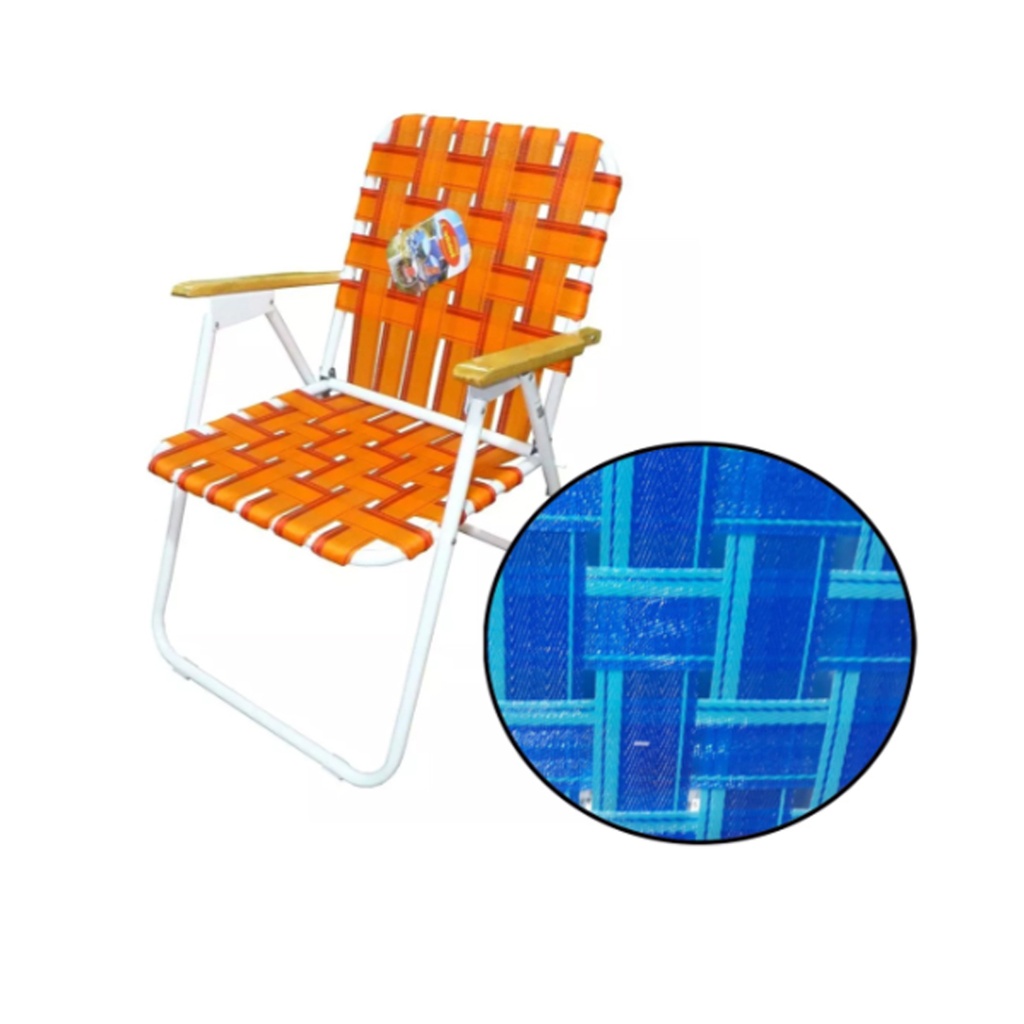 Reposera Silla Sillon Playa Bajo Solcito 7/8 Reforzado 2050