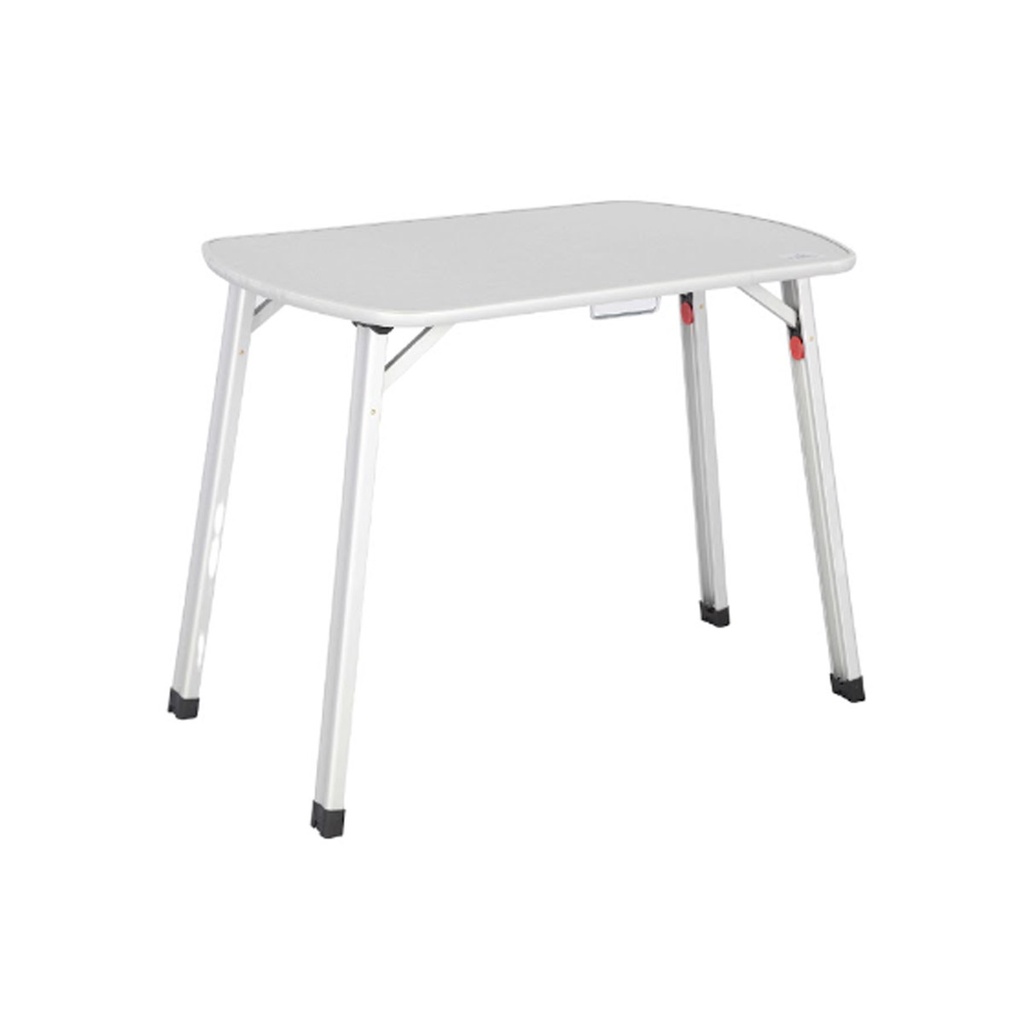 Mesa Náutica Camping Aluminio Plegable Reforzada 6 Personas Tapa Plástico