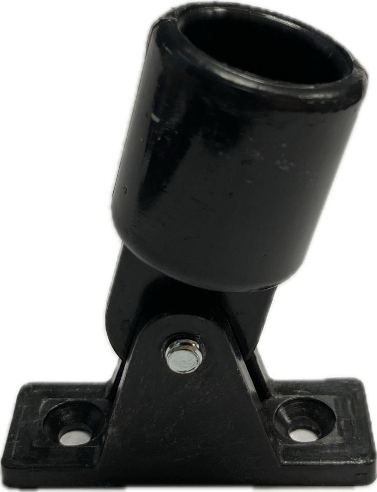 Base Para Capota De 22mm De Polipropileno Negro