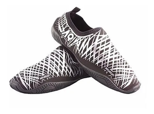 Zapatillas Nauticas Neoprene Aqurun Plateado 190 30-31
