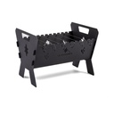 Parrilla Brochetera Pinchos Leña O Carbon Desmontable